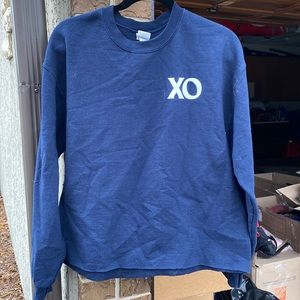 Navy Chi Omega Crewneck Sweatshirt